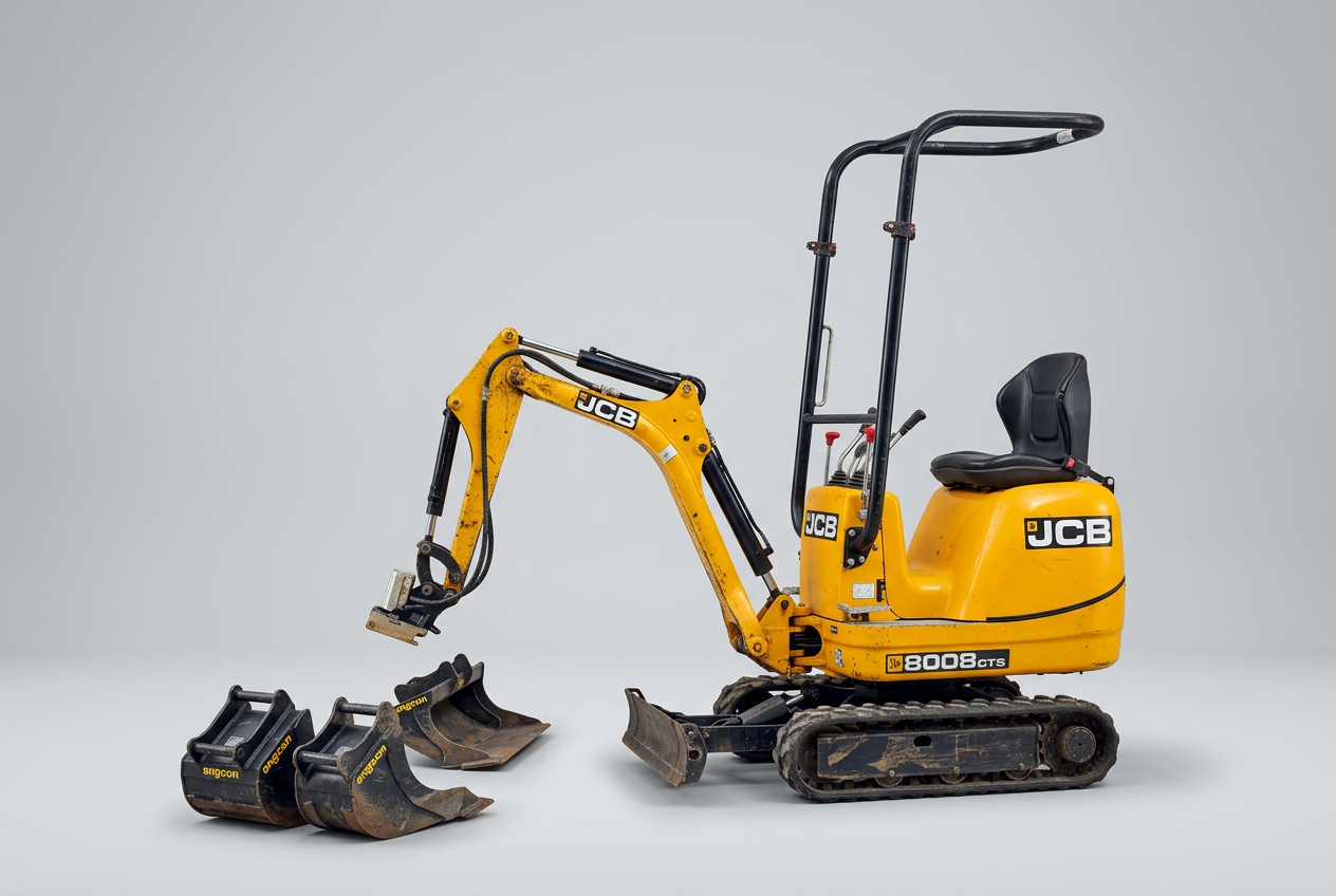 2014 JCB 8008 CTS used mini excavators for sale — photo 4